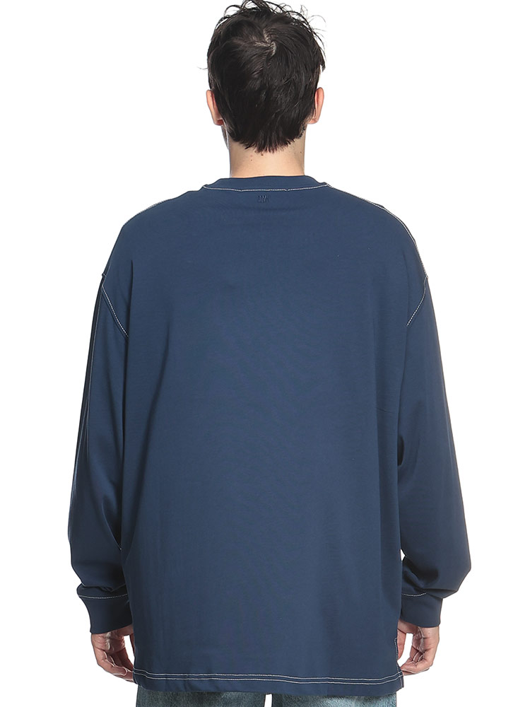 AMI Alexandre Mattiussi アミパリス メンズ Tシャツ AMI PARIS 長袖
