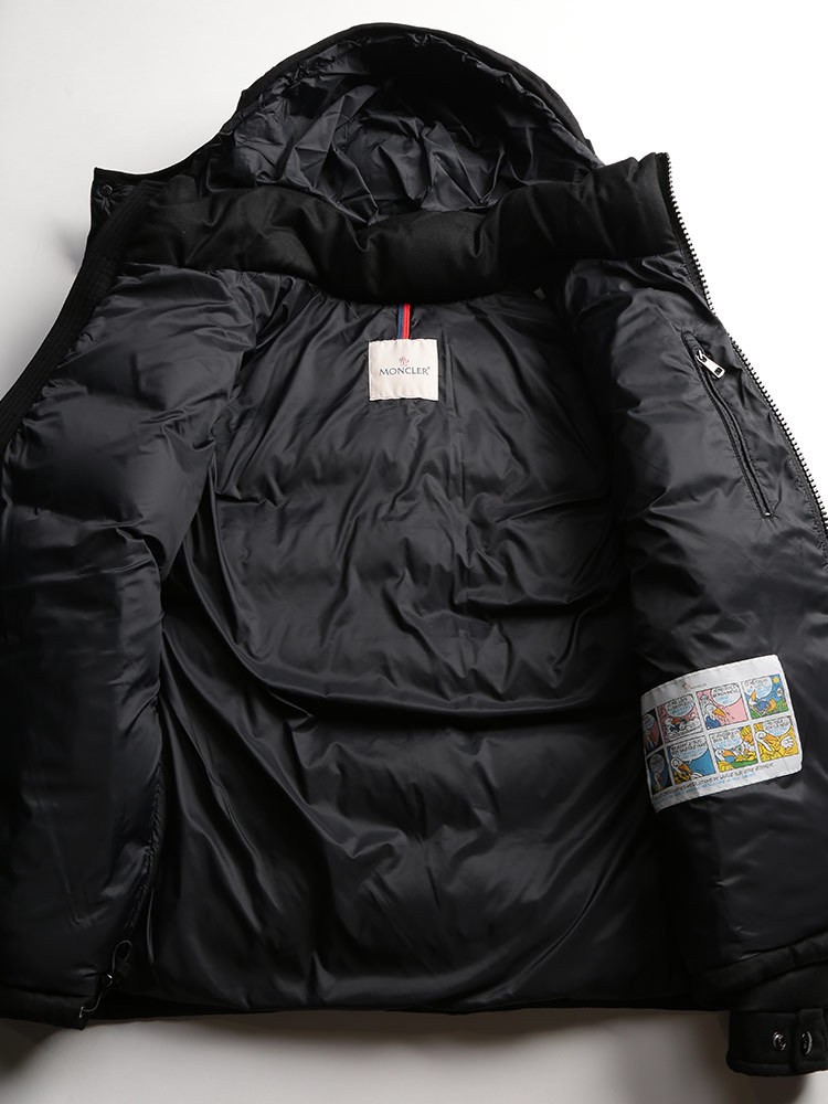 モンクレール メンズ ダウンジャケット MONCLER ウール フード