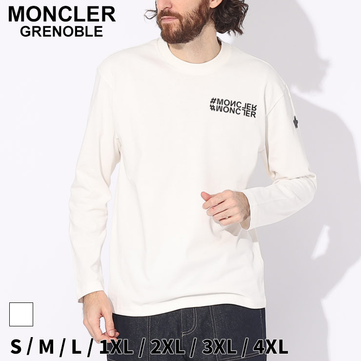 MONCLER モンクレール Tシャツ 長袖 GRENOBLE メンズ ロンT ロゴ