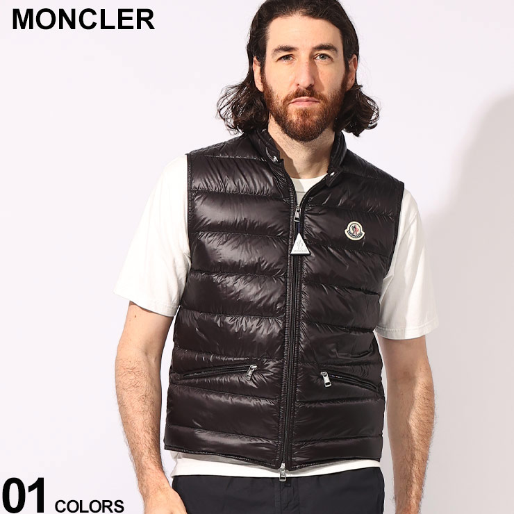 スタバMONCLER ブラウン ダウンベスト BEAMS F（ビームスF）MONCLER / ACRAB ダウンベスト（ブルゾン
