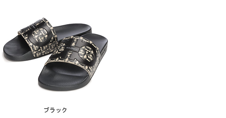 【FERRAGAMO】関税込送料無料 サンダル 刺繍ロゴ FERRAGAMO サルヴァトーレフェラガモ Salvatore Ferragamo