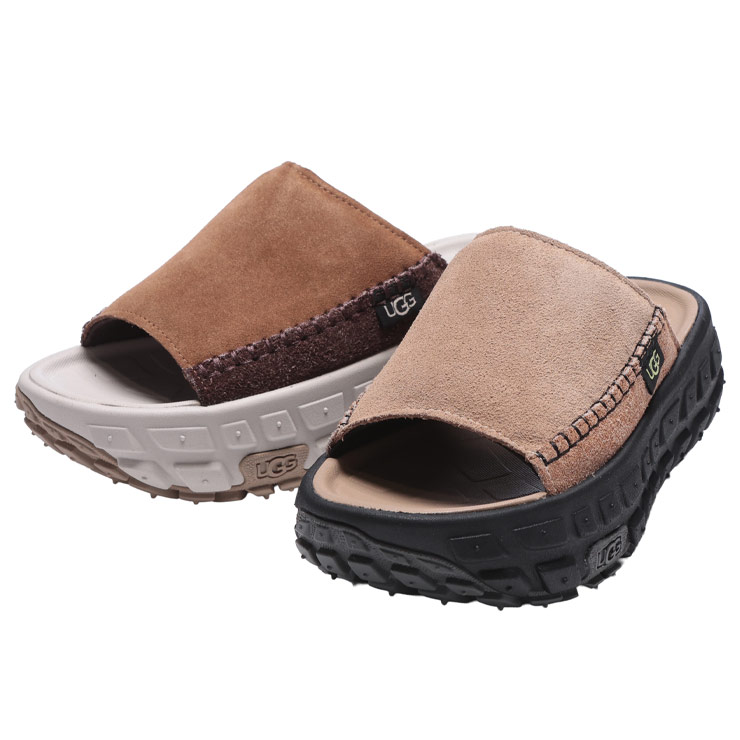 UGG オリーブ スエード サンダル UGG（アグ） サンダル 靴 レディース スエードアッパー 軽量ソール