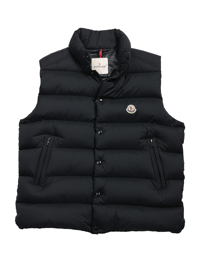 MONCLER（モンクレール） ダウン ベスト メンズ ロゴ マット