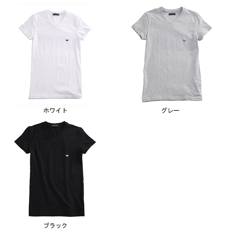 新品未使用 EMPORIO ARMANI Tシャツ Amazon | (エンポリオアルマーニ) EMPORIO ARMANI VネックT