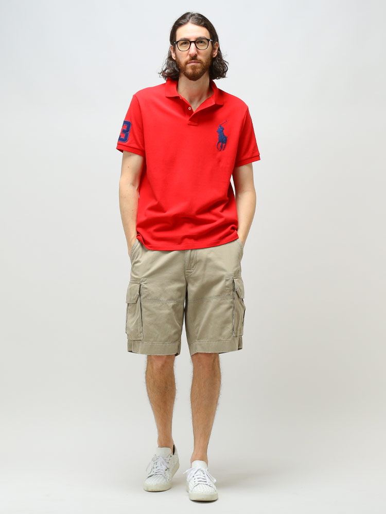 POLO ラルフローレン　チノパン　ショートパンツ　ハーフパンツ　米国購入　新品 古着 ラルフローレン Ralph Lauren POLO JEANS COMPANY カーゴ