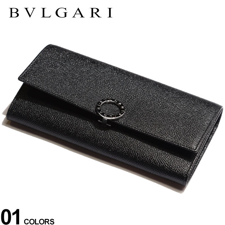 極美品　BVLGARI ブルガリ レザー ロゴクリップ ブラック 長財布 極美品 BVLGARI ブルガリ 長財布 サークルロゴクリップ ブラック