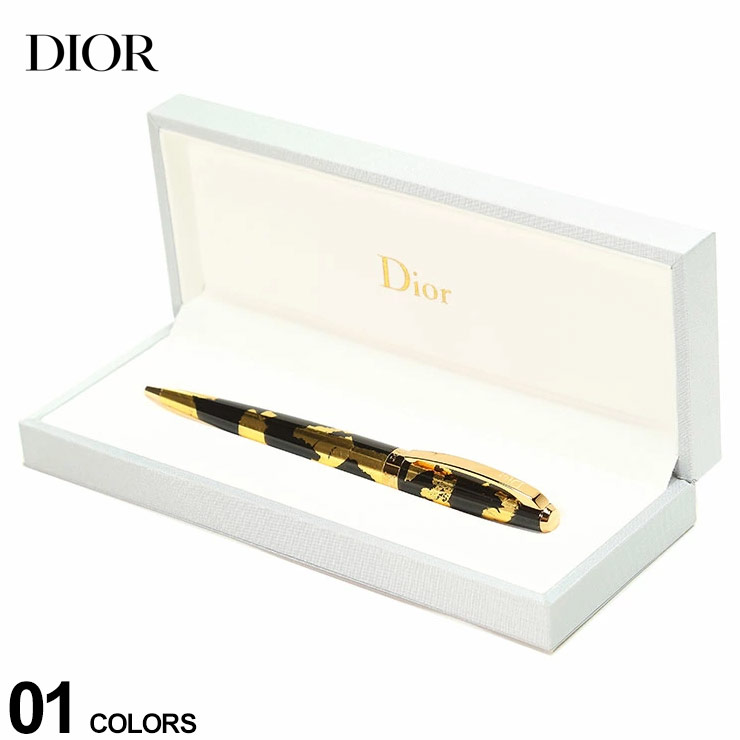 クリスチャンディオール ボールペン Christian Dior ブランド ペン ロゴ 高級 ギフト プレゼント 贈り物 ユニセックス メンズ  レディース ゴールド CDS604306FO