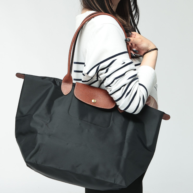 ロンシャン レディース トートバッグ Longchamp リサイクルキャンバス