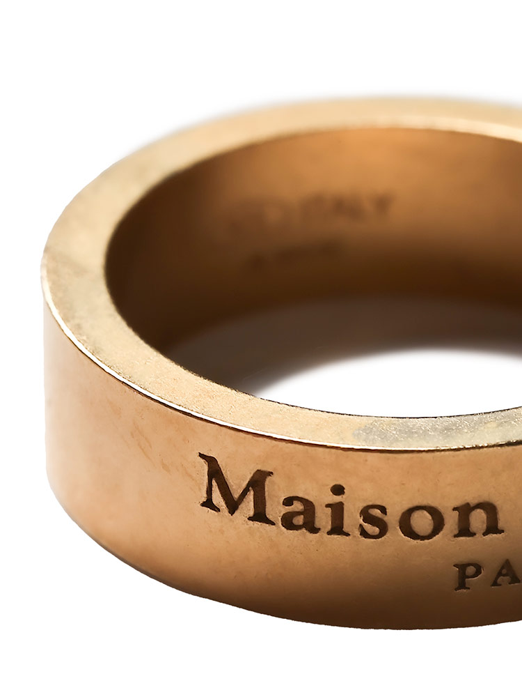 新品人気 Maison Margiela メゾンマルジェラ ロゴ リング US9 LOGO REFERENCE RING 8 mm（リング）｜Maison Margiela（メゾン