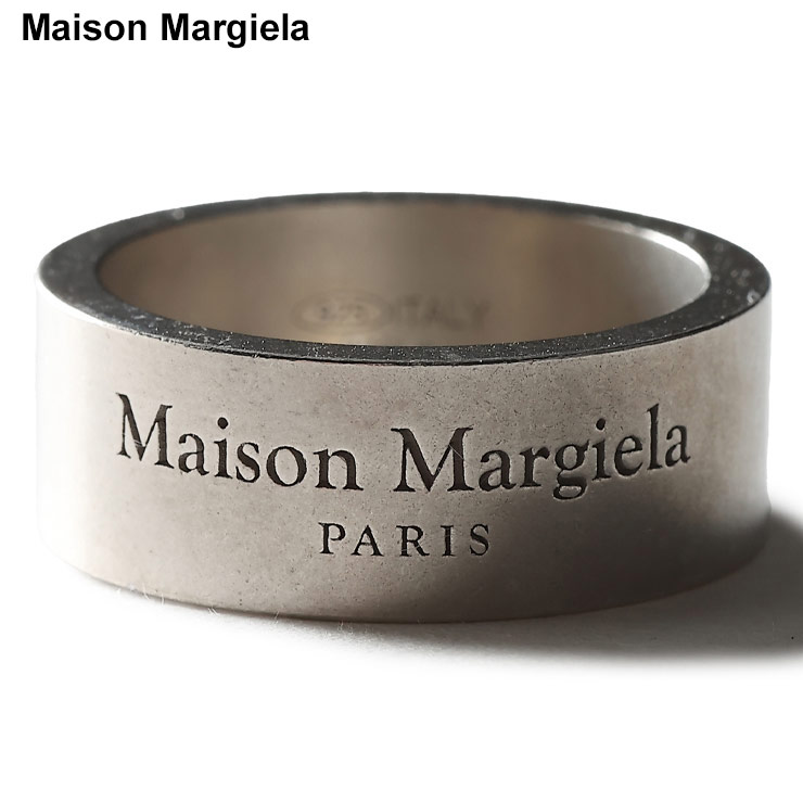 Maison Margiela メゾン マルジェラ パラジウム ロゴ リング 8mm