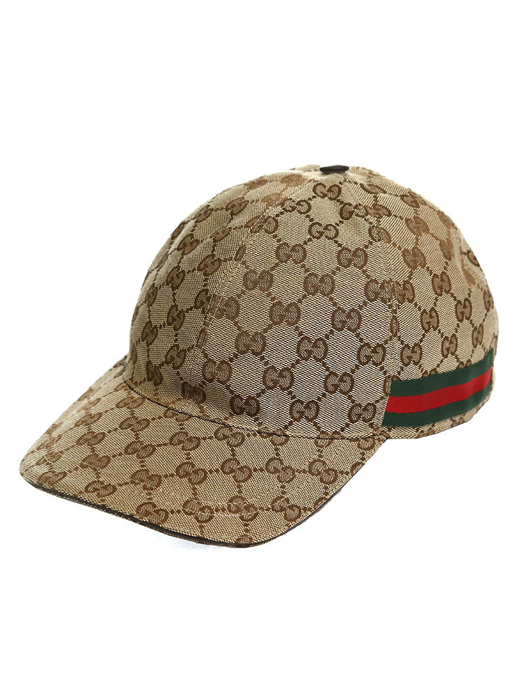 グッチ キャップ GUCCI ロゴ 総柄 オリジナルGGキャンバス