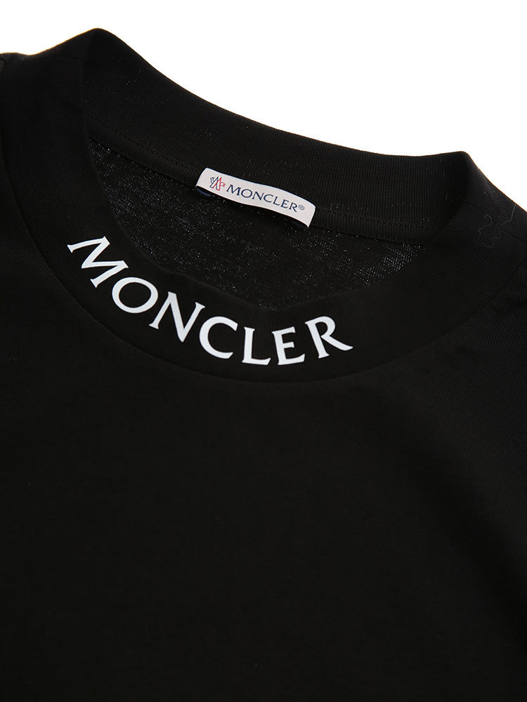 モンクレール MONCLER ネック ロゴ プリント 半袖 Tシャツ