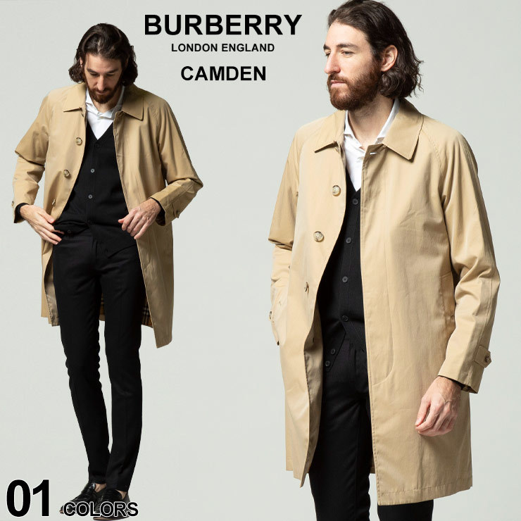 BURBERRY バーバリー コットン ステンカラー コート CAMDEN ブランド メンズ アウター コート ビジネス BB8002397