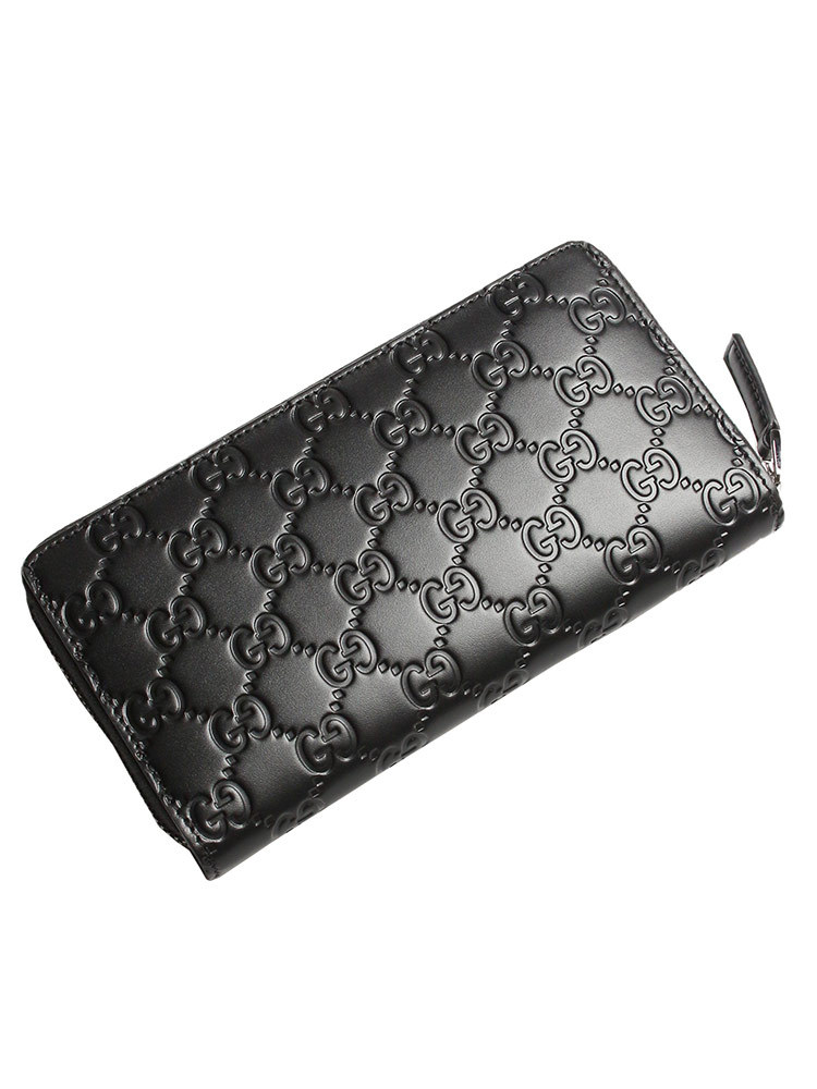GUCCI（グッチ） 長財布 シグネチャー ラウンドジップ 長財布 ブランド