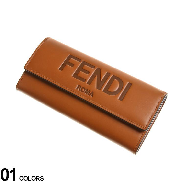 FENDI フェンディ ロゴ フラップ コンチネンタル 財布 ブランド