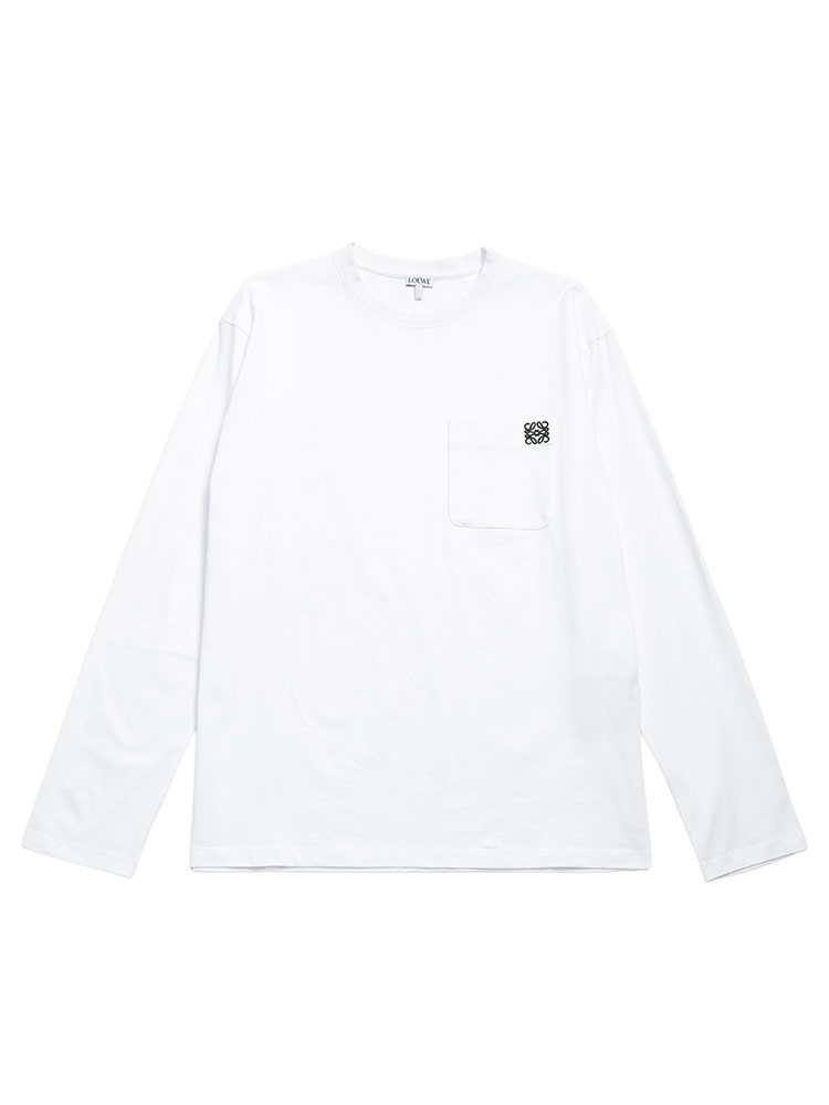 LOEWE（ロエベ） ロンT メンズ ロゴ ワンポイント ポケット コットン