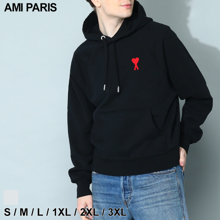 アミパリス パーカー AMI PARIS メンズ フーディー スウェット Ami de