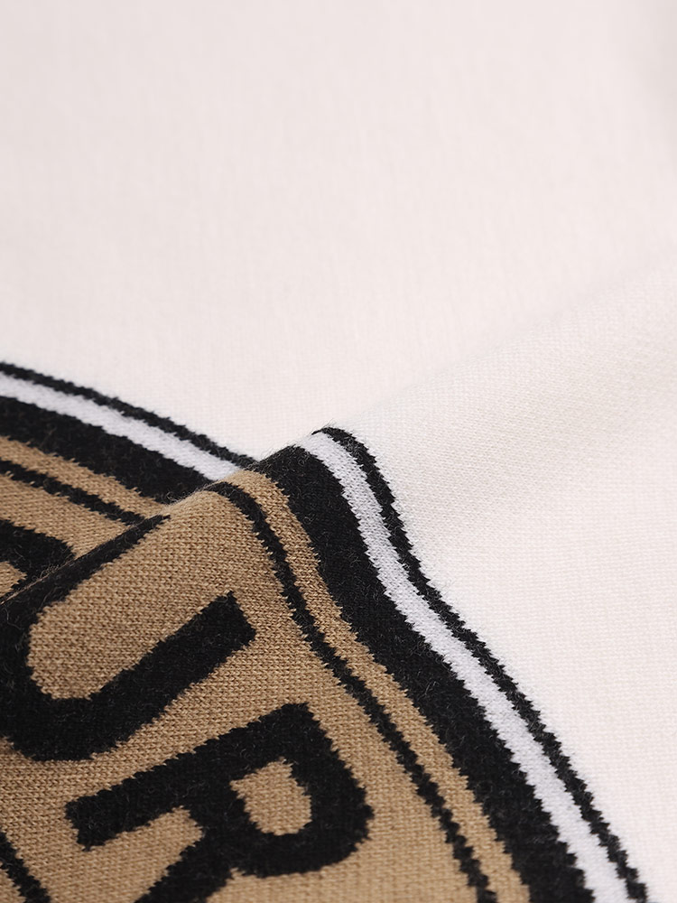 【新品】バーバリー ウール ひざ掛け ベージュ 保管品 BURBERRY LONDON バーバリーロンドン ウール ヘリンボーン柄