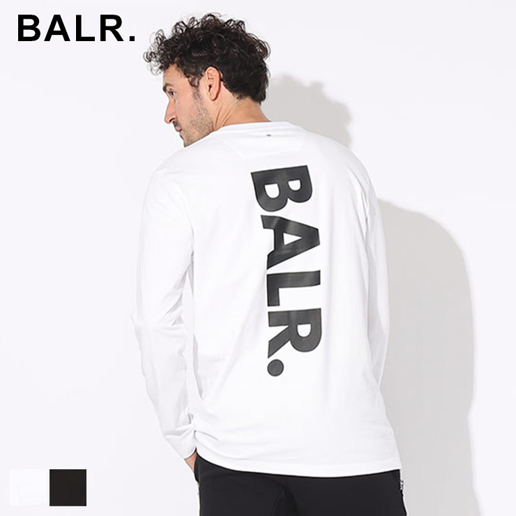 ボーラー Tシャツ 長袖 BALR. メンズ ロンT ロゴ バックプリント