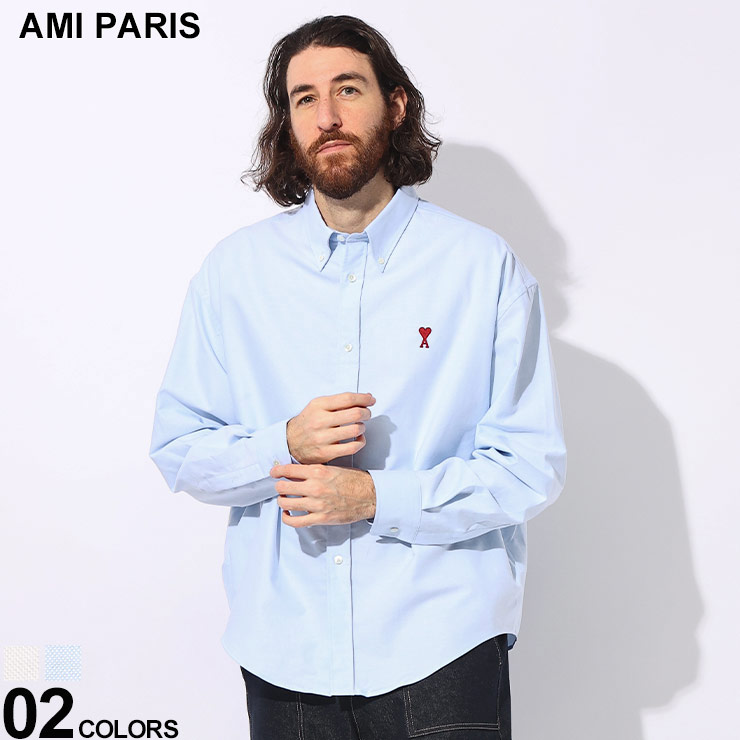 定番超歓迎AMI PARIS ボタンダウンシャツ トップス