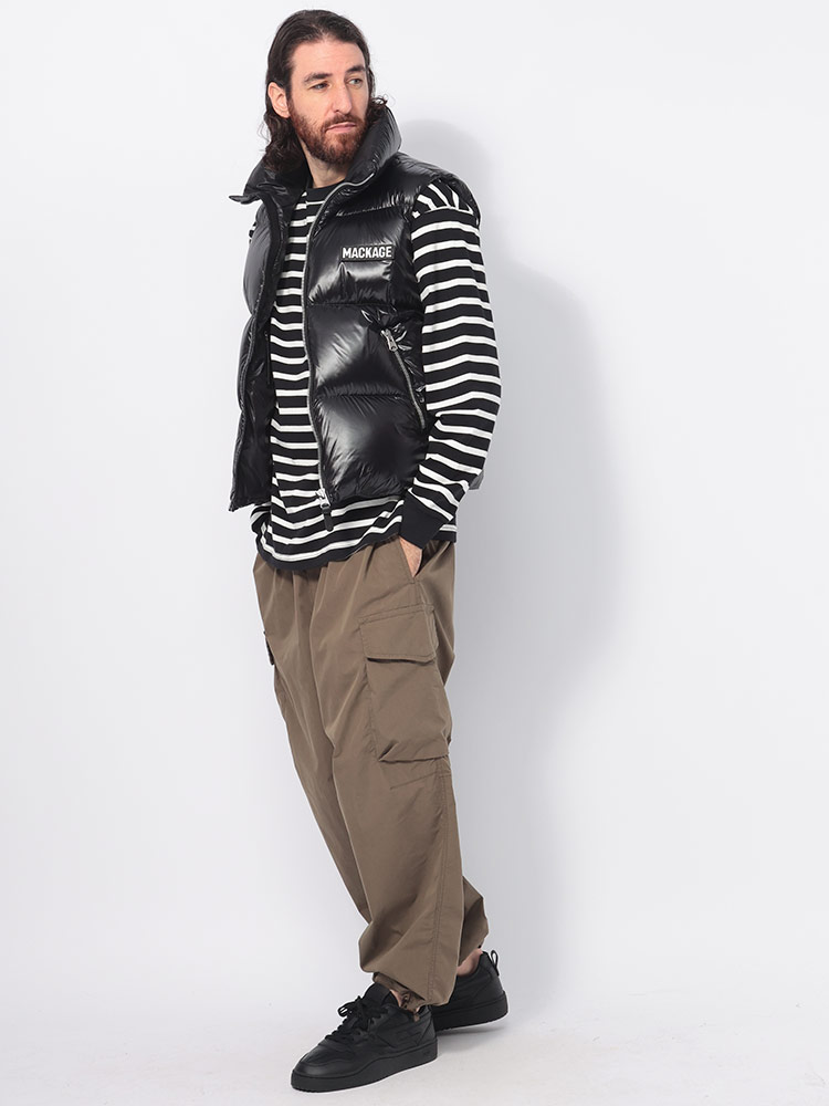 【Mackage】ADANA ソフトウォッシュ ラウンドキルトダウンベスト Mackage - アダナ・ソフトウォッシュ・キルト・ダウンベスト を