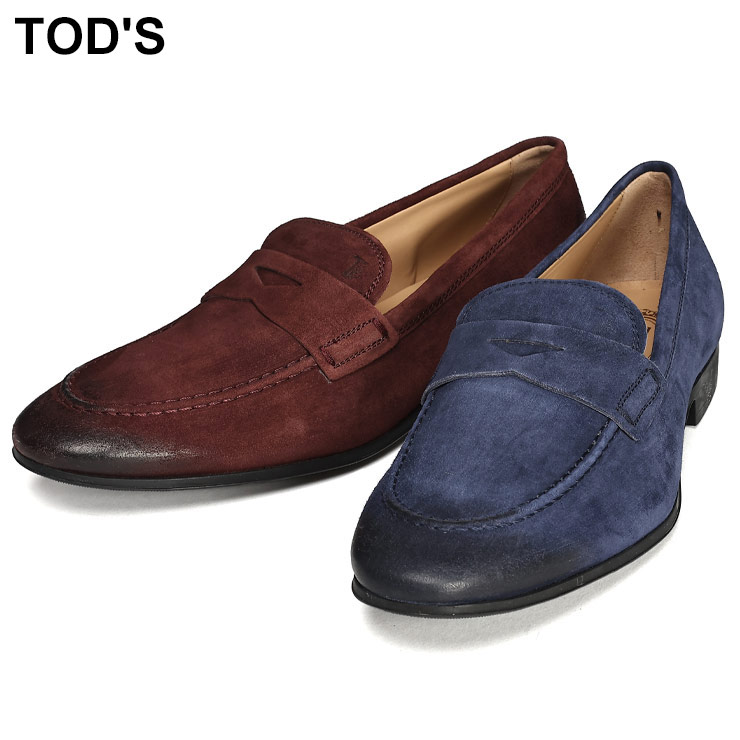 TOD'S トッズ スウェード ローファー メンズ TDXXM06B0Y29ZLV
