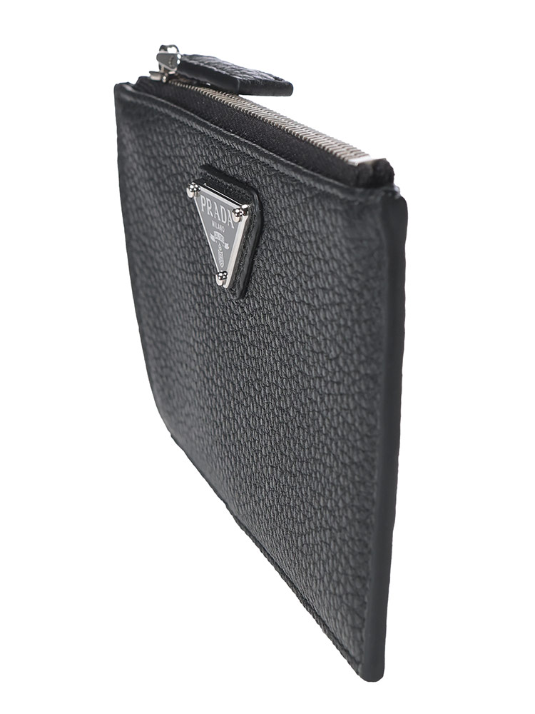 PRADA（プラダ） カードケース メンズ ファスナー付 ヴィッテロダイノ