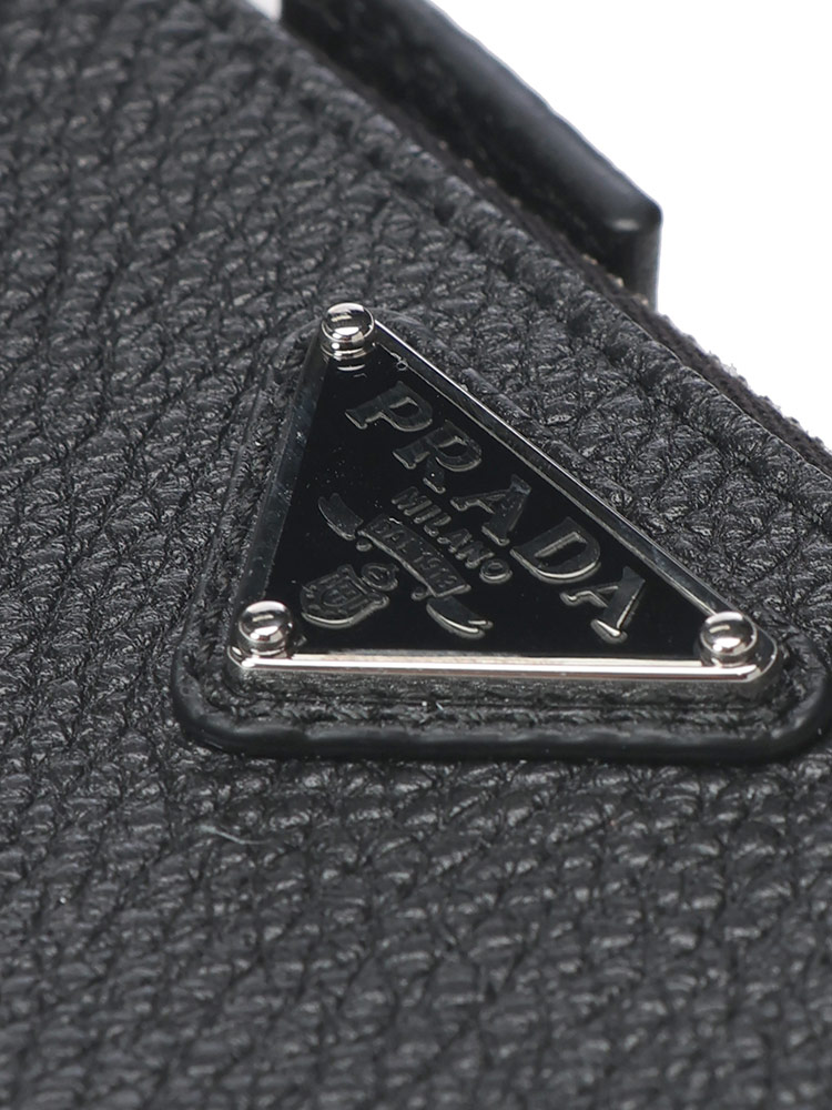 PRADA（プラダ） カードケース メンズ ファスナー付 ヴィッテロダイノ