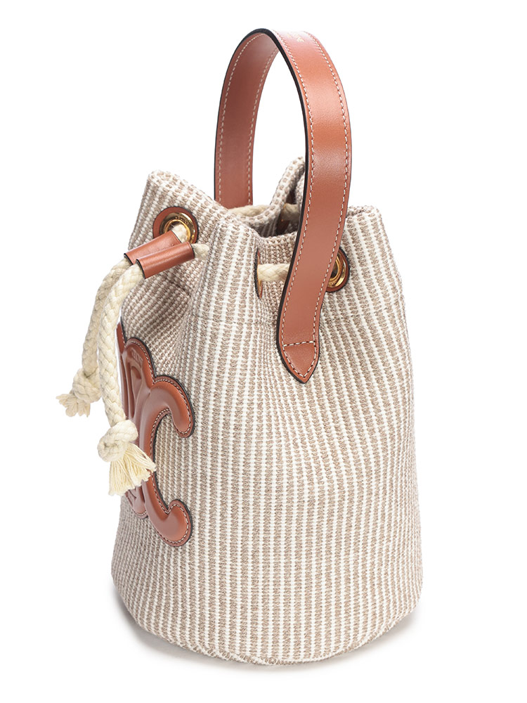 CELINE（セリーヌ） ストライプ トリオンフ ハンドバッグ