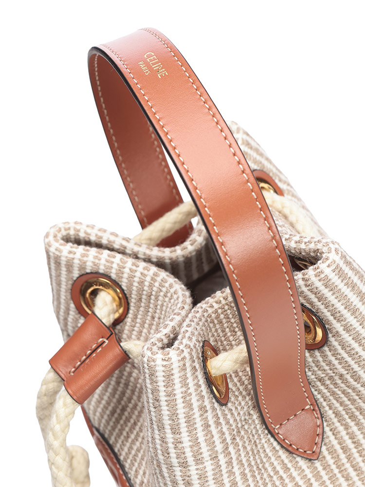 CELINE（セリーヌ） ストライプ トリオンフ ハンドバッグ