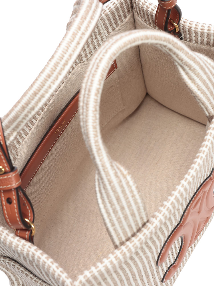 CELINE（セリーヌ） CELINE 2WAY ストライプ スモール カバ タイス