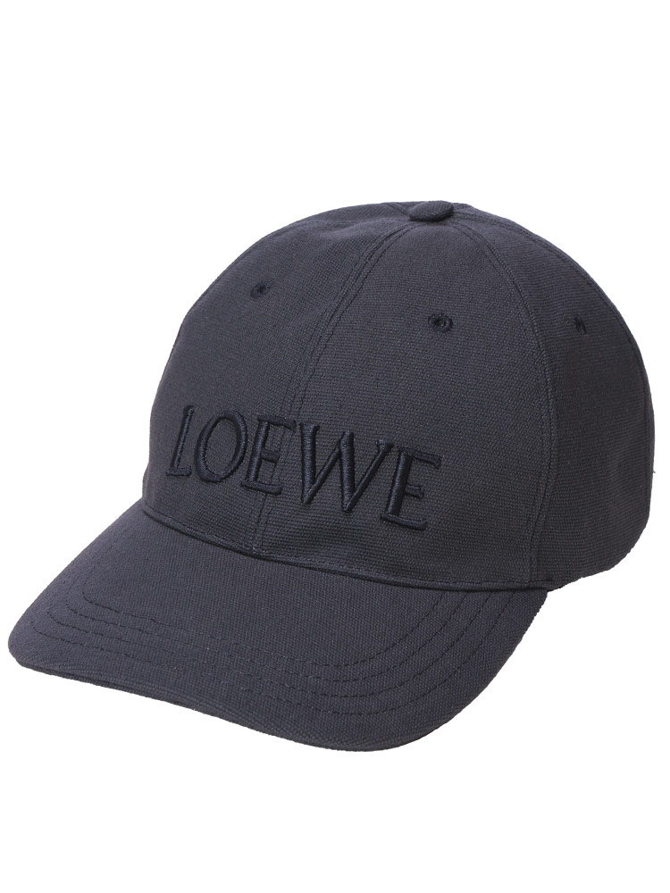 LOEWE（ロエベ） キャップ メンズ ロゴ刺繍 キャンバス ベースボール