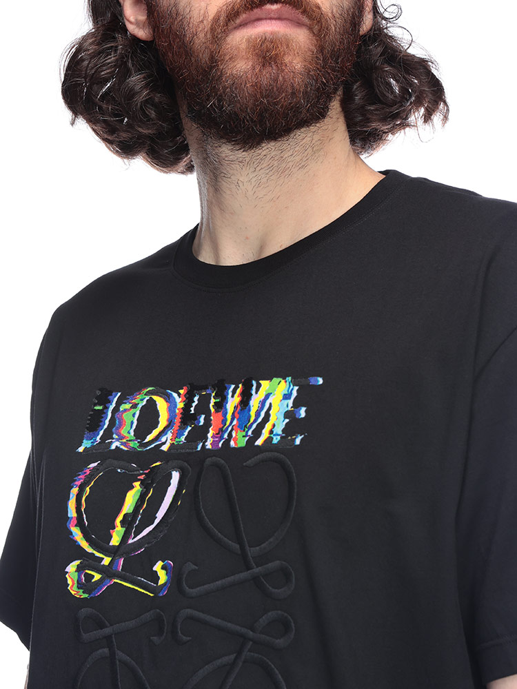 LOEWE（ロエベ） マルチロゴ クルーネック 半袖 Tシャツ LEH526Y22J61