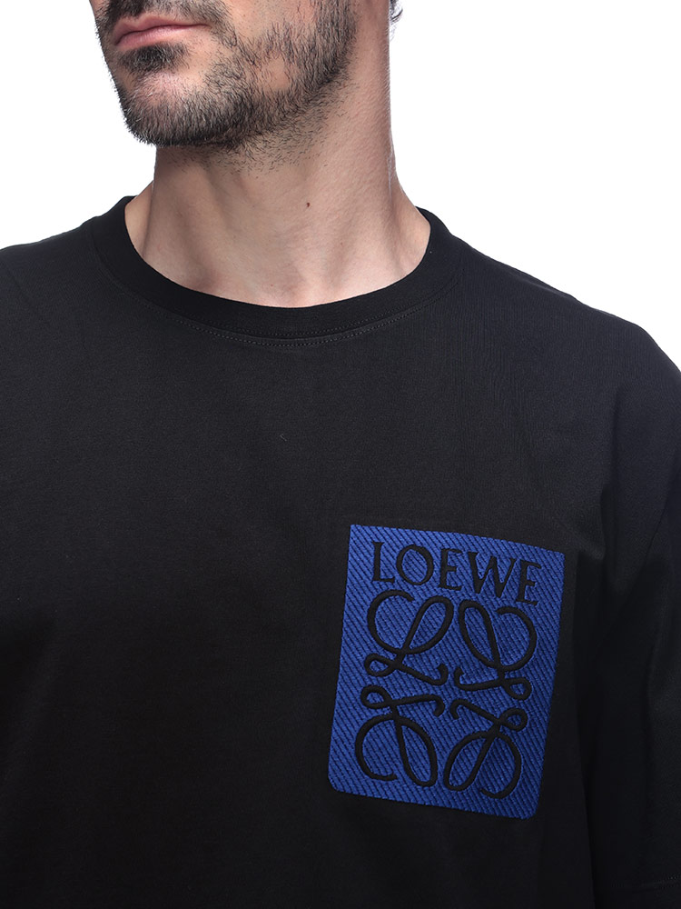 LOEWE（ロエベ） Tシャツ トップス アナグラム 刺繍 クルーネック 半袖