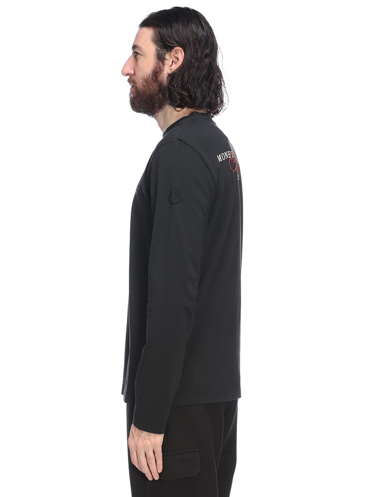 MONCLER（モンクレール） ロンT MONCLER バックロゴ クルーネック 長袖