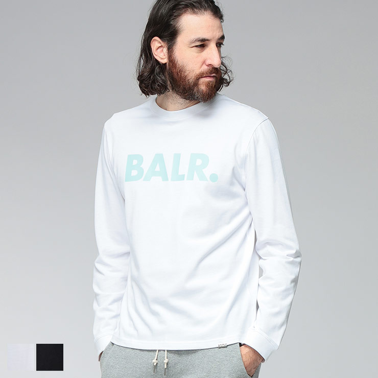 BALR.（ボーラー） ロンT トップス メンズ ロゴ プリント クルーネック