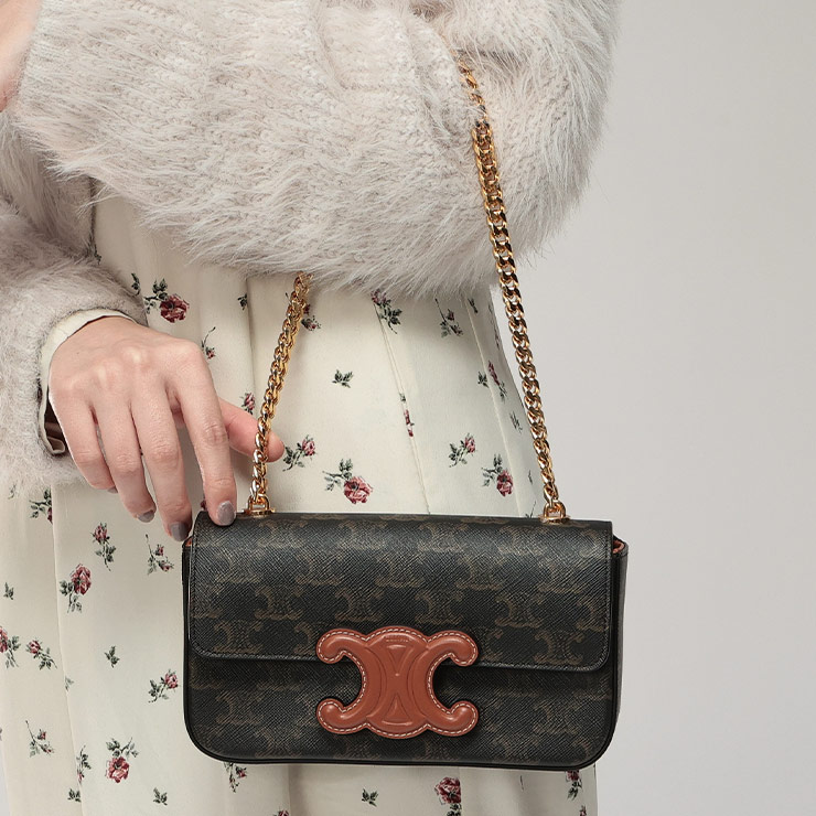 CELINE（セリーヌ） バッグ レディース トリオンフキャンバス キュイル