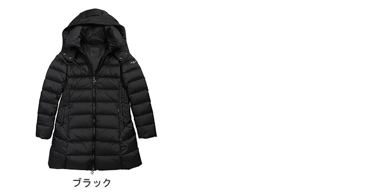 極美品!L相当★タトラス ポリテアマ ダウンコート 着脱フード 2way 黒 TATRAS（タトラス） ダウンコート POLITEAMA ポリテアマ