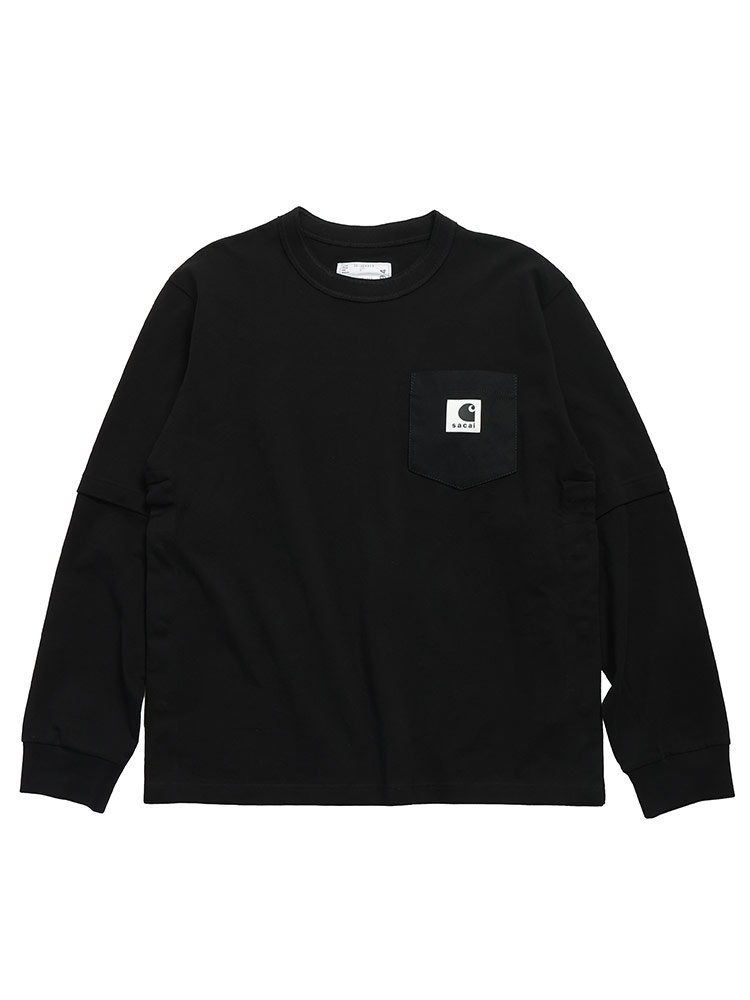定価以下‼️ sacai × Carhartt WIP サイドジップ ロンT 4 7499236141_10.jpg