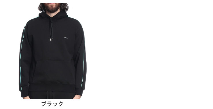 BALR.（ボーラー） フーディ メンズ メタルロゴ 長袖 ライン プル