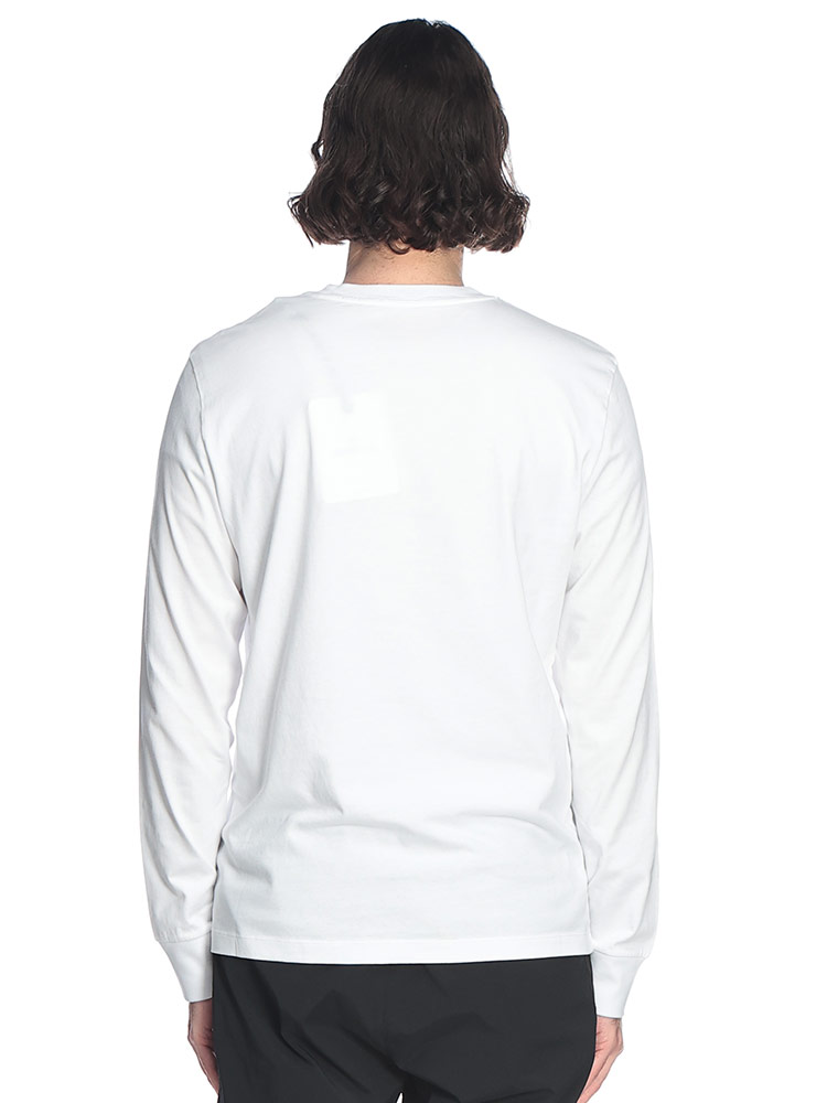 MONCLER（モンクレール） メンズ Tシャツ 長袖 フロント ロゴ ワッペン