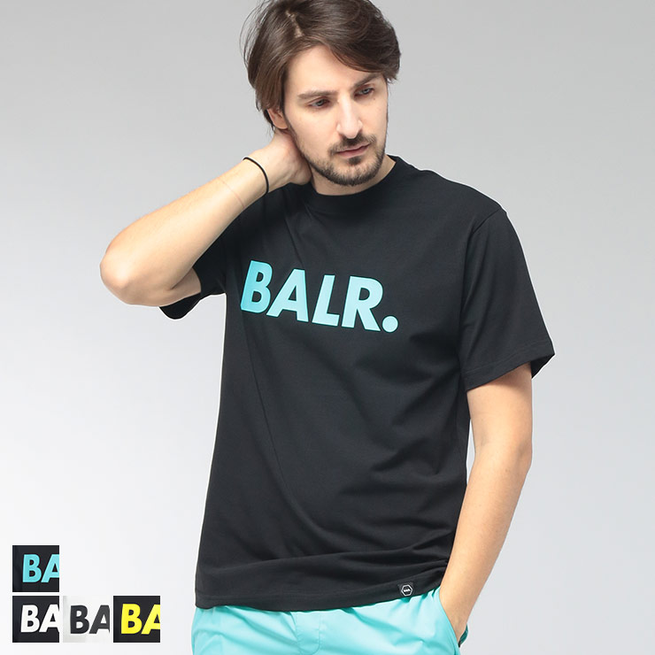 BALR.（ボーラー） メンズ Tシャツ 半袖 フロントロゴ クルーネック 