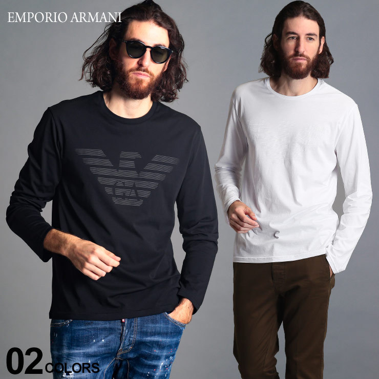 エンポリオ アルマーニ メンズ Tシャツ 長袖 EMPORIO ARMANI