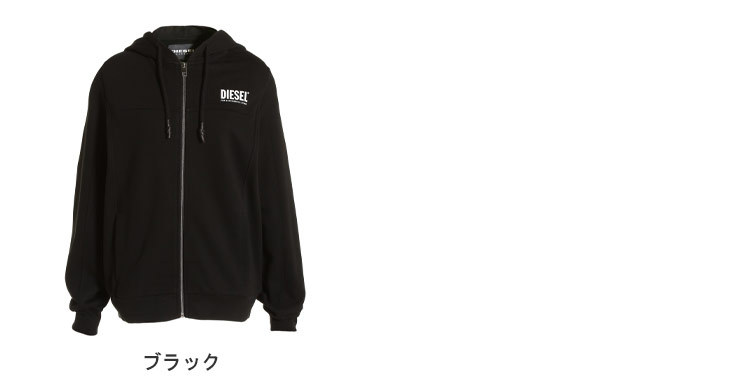 DIESEL ディーゼル レディース パーカー ロゴ プリント