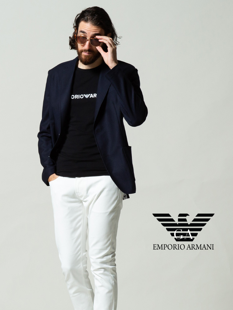 エンポリオアルマーニ メンズ EMPORIO ARMANI ウール100％ シングル 2