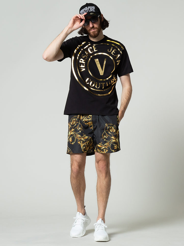 ヴェルサーチェ ジーンズクチュール メンズ Tシャツ VERSACE JEANS