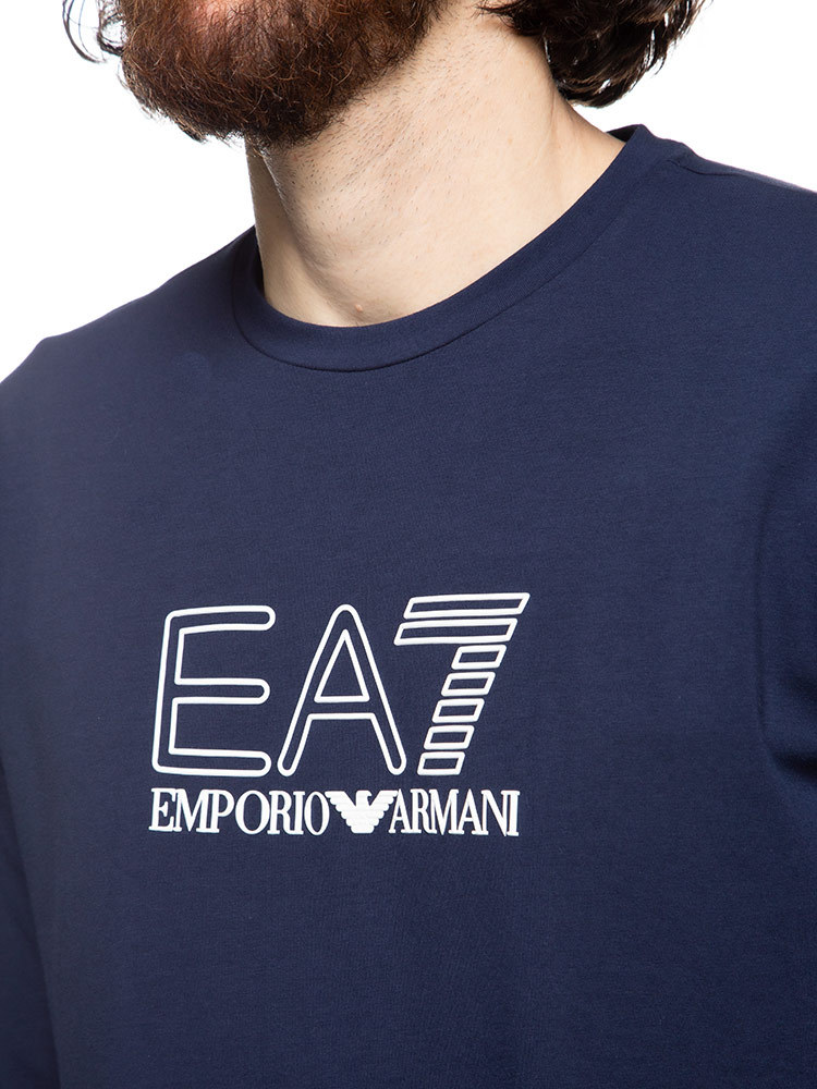 エンポリオアルマーニ メンズ ロンT EMPORIO ARMANI EA7 フロントロゴ