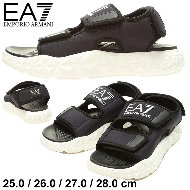 EMPORIO ARMANI ロゴ テクニカルサンダル EMPORIO ARMANI アルマーニ サンダル メンズアルマーニ EA7