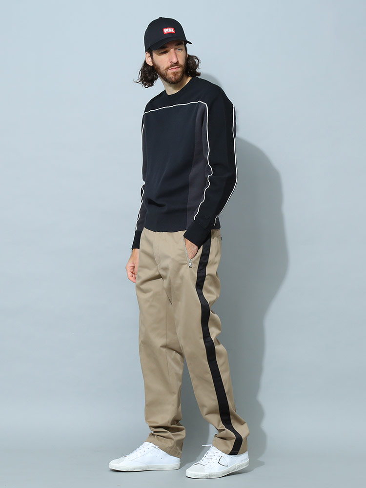 ディーゼル プリーツロングパンツ DIESEL ディーゼル メンズ パンツ ブランド ボトムス ロング
