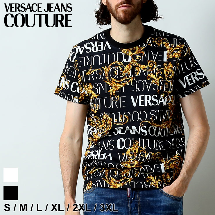 ベルサーチェ ジーンズクチュール メンズ Tシャツ 半袖 VERSACE JEANS COUTURE ブランド VC73GAH6S0JS099 :  7537216606 : ゼンオンライン - 通販 - Yahoo!ショッピング